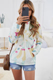 Tie Dye Pattern Hoodie