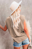 Pocketed Tee with Side Slits