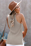Keyhole Knit Tank Top