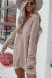 Taupe Long Sleeve Sweater Dress