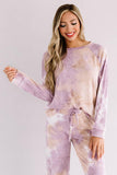 Tie-dye Print Loungewear Set
