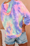 Tie-dye Knit Hoodie