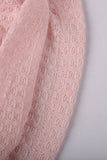 Leopard Sequin Splicing Turtleneck Waffle Sweatshirt