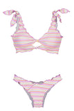 Print Knot Keyhole Bikini