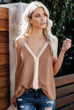 Khaki Bold Beautiful Racerback Tank