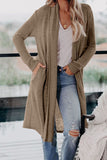 Slouchy Pocketed Knit Longline Cardigan