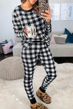 Plaid Two Pieces Loungewear