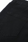 High Waist Pockets Bell Jeans