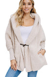 Woolen Fur Horn Button Oversize Jacket