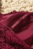 Deep V Lace Bralette Crop Top