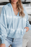 Cotton Pocketed Tie-dye Hoodie