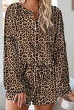 Floral Print White Knit Lounge Set