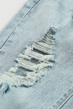 Vintage Wash Distressed Boyfriend Jeans