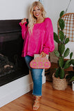 Square Neck Bishop Sleeves Shift Top
