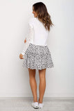 High Waist Ruffle Skirt Floral Print Skirt