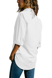 Stylish Button Detail Long Sleeve Blouse