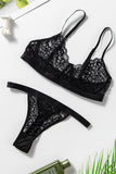 Romantic Night Lace Bralette Lingerie Set