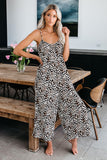 Leopard Adjustable Jumpsuit