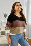 Pullover Colorblock Winter Sweater