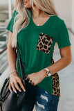 Printed Splicing T-Shirt
