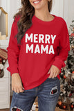 MERRY MAMA Long Sleeve Pullover Sweatshirt