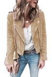 Suede Moto Jacket