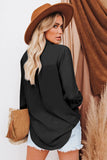Turn-down Collar Pocketed Button Shirt