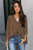 Print Buttoned Long Sleeve Shirt