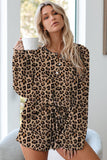 Floral Print White Knit Lounge Set