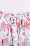 Floral Print Off the Shoulder Blouse