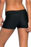 Wide Waistband Swimsuit Bottom Shorts