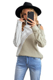Turtleneck Cold Shoulder Sweater