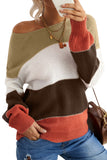 Pullover Colorblock Winter Sweater