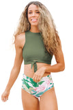 Tie Knot High Waist Bikini