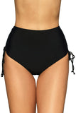 Drawstring Ruched Sides High Waist Swim Panty