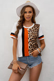 Colorblock Mixed Print T-shirt