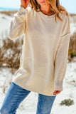 Side Split Tunic Sweater