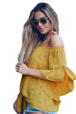 Off The Shoulder Knot Front Top