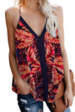 Leaf Print Tank Top