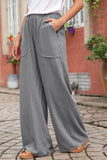 Casual Wide Legs Pants with Pockets