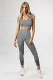 Criss Cross Bra and High Waist Leggings Sports Wear