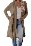 Slouchy Pocketed Knit Longline Cardigan