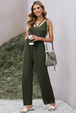 Spaghetti Strap Wide Leg Jumpsuit
