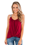 Twist Hem Tank Top