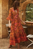 Multicolor Lady Love Maxi Dress