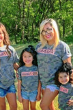 MAMA'S GIRL Camo Print Kids' T-shirt