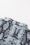 Python Print Short Sleeve Shirt    Leopard Print Short Sleeve Shirt