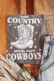WILD WEST RODEO Letter Western Pattern Print Graphic T Shirt