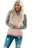 Sleeve Heather Gray Sweatshirt