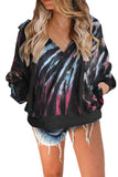 Cotton Pocketed Tie-dye Hoodie